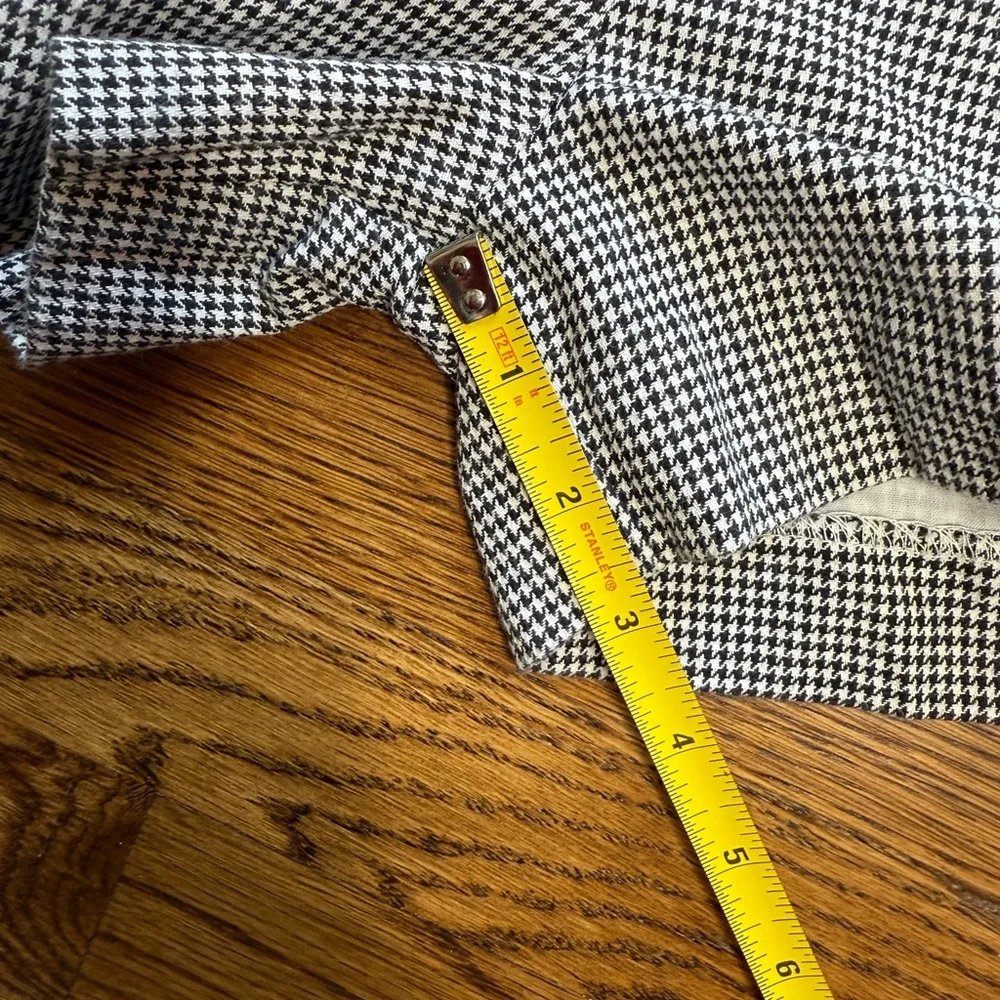 Piqué New Orleans Boys Black and White Houndstooth Checkered Pinafore Size 3